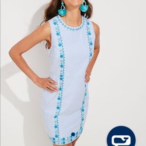Vineyard Vines Pop Embroider Shift Dress